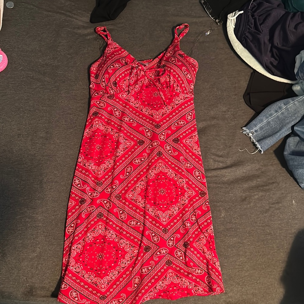 Bandana print dress